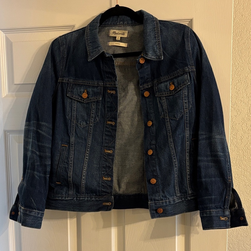 Madewell Dark Blue Denim Jacket